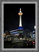 03.Kyoto.Tower * Here it is, the 60's futuristic Kyoto Tower. Same for the Tokyo tower, it is more impressive at night time than in daylight. It's 131m high (with the public observatory at 100m) and was constructed in 1964 on the top of a building hosting a hotel and several stores. * 2009 x 2848 * (1.14MB)